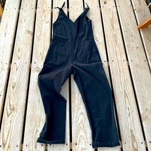 loup jumpsuit black slate coveralls